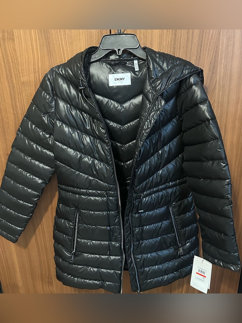 DKNY Black Puffer Jacket